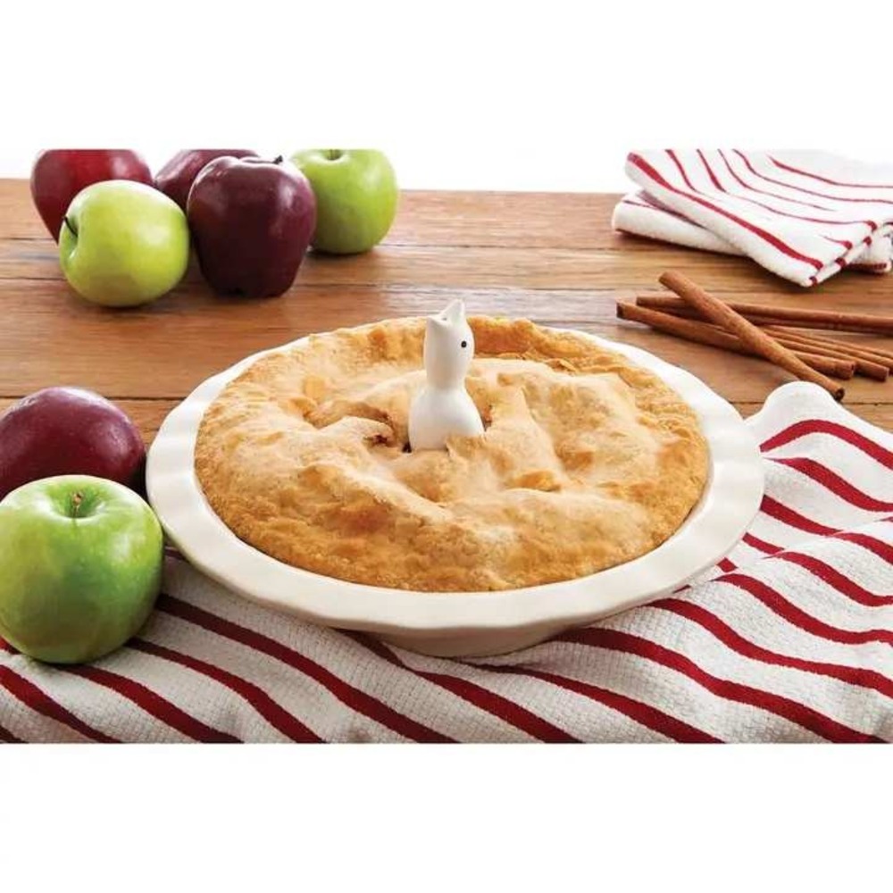 White Baking Pie Bird, Porcelain - Best Seller! - Picture 2 of 3